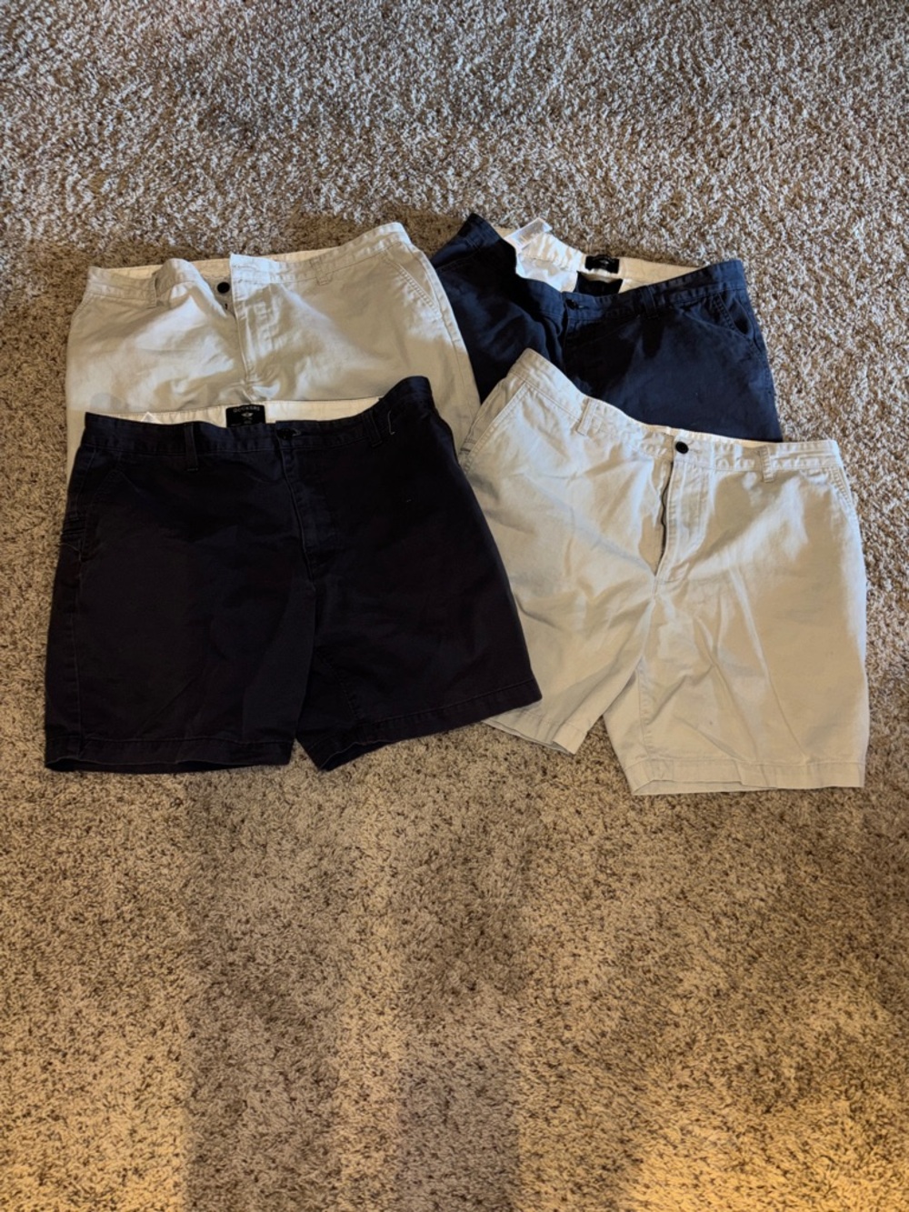 Dockers Men's Shorts Bundle - Navy and White